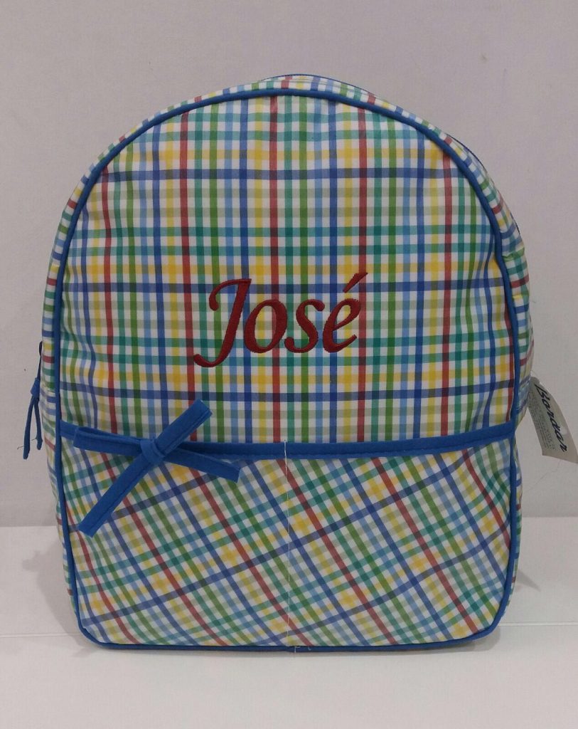 Mochilas bordadas online personalizadas
